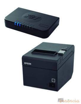 Kit SAT Kryptus EASYS@T + Impressora TM-T20 Epson USB