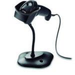 Kit Zebra USB Preto: Leitor DS4308-SR + Cabo USB + Suporte